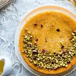 Kunafa With Cheese And Pistachio